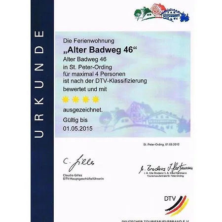 Alter Badweg 1 Holiday home Bohl